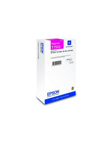 Cartucho tinta epson c13t755340 magenta xl 4000 paginas