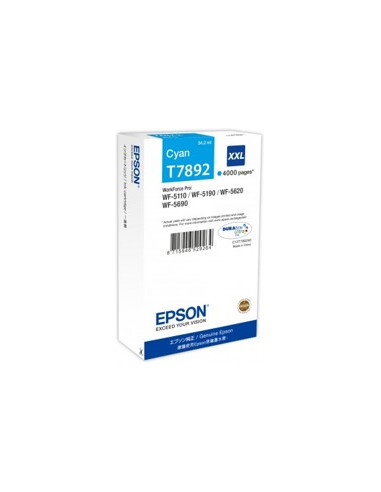 Cartucho tinta epson c13t789240 cian xxl 4000 paginas