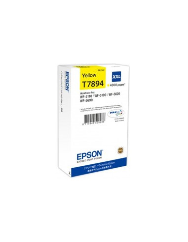 Cartucho tinta epson c13t789440 amarillo xxl 4000 paginas