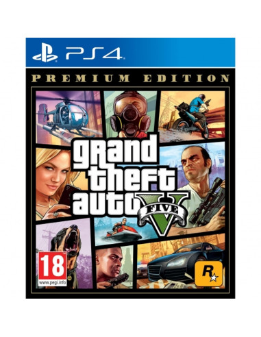 Juego ps4 -  grand theft auto v premium edition