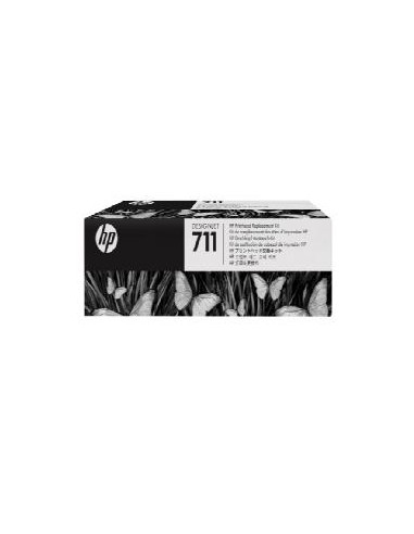 Cabezal impresion hp 711 c1q10a negro amarillo cian magenta t120