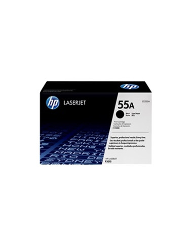 Toner hp 55a ce255a negro 6000 paginas ce526a -  ce528a