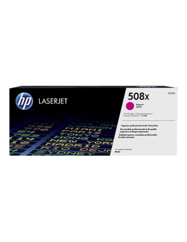 Toner hp 508x cf363x magenta m577 alto rendimiento