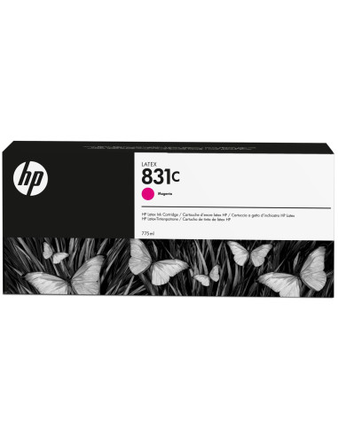 Cartucho tinta hp 831c magenta latex 775ml