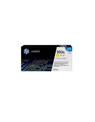 Toner hp 503a q7582a amarillo 6000 pág. laser jet cp3505 - 3800