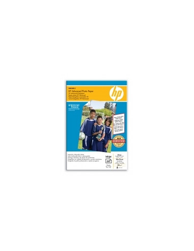 Papel hp fotografico glossy q8008a 10x15 250gr 60 hojas