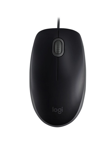 Mouse raton logitech b110 silent optico usb negro