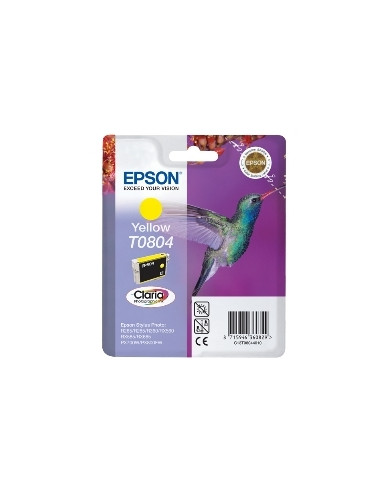 Cartucho tinta epson t0804 amarillo 7.4ml stylus photo r265 -  285 -  360 -  rx560 -  585 -  685 -  colibri