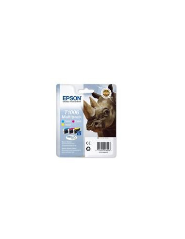 Multipack cartucho epson c13t10064020 cian  - magenta - amarillo -  rinoceronte