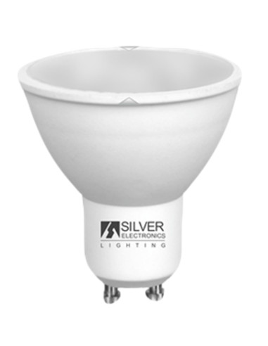 Bombilla led silver electronic eco multi led dicroica 7w44w -  gu10 -  6000k -  120º 567 lm -  luz fria -  a+