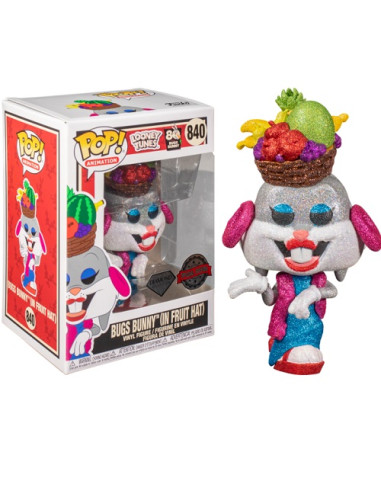 Funko pop looney tunes bugs bunny con sombrero de frutas glitter efecto diamante exclusivo edicion especial 51731