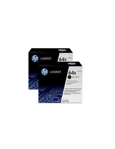 Pack toner hp 64x cc364x negro 4015 -  4515 paquete 2 unidades