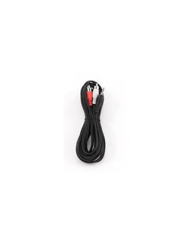 Cable de audio jack 3.5mm stereo -  rca x2 1.5mm -  macho - macho -  5m