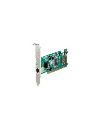 Tarjeta de red ethernet d - link pci 10 - 100 - 1000 mbps. incluye perfil bajo lp low profile