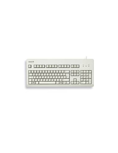 Teclado cherry g80 - 3000 mecanico contacto de oro usb - ps2 blanco