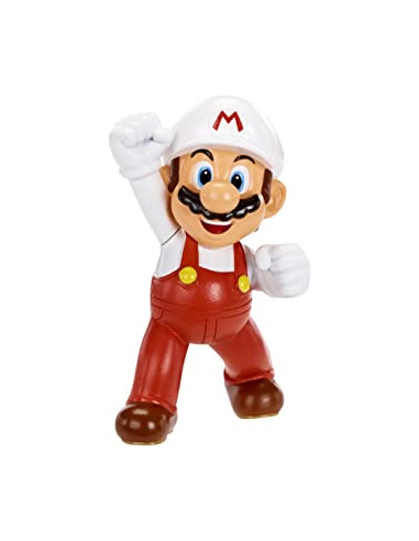 Figura nintendo w1 mario flor de fuego 2.5pulgadas edición limitada