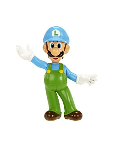 Figura nintendo w1 luigi de hielo 2.5pulgadas edición limitada