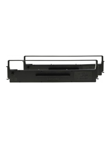 Doble cinta epson c13s015646 sidm black ribbon lq - 350 - 300+ - 300+ii