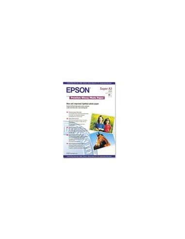 Papel epson s041316 premiun glossy photo a3+ 20 hojas 250g