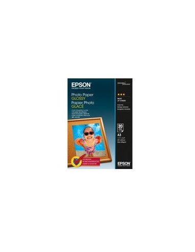 Papel foto epson s042536 a3 glosy 20 hojas 200grs