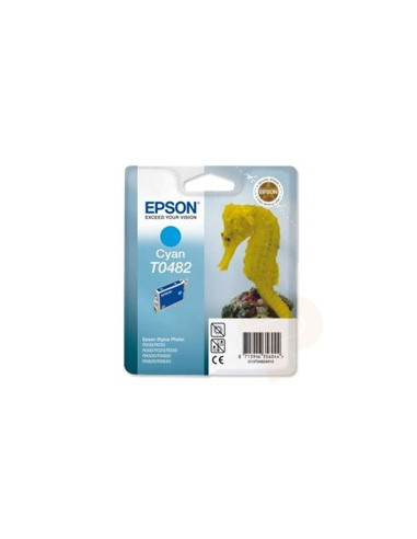 Cartucho tinta epson t048240 cian stylus photo r200 - r300 - 500 - 600 -  caballito de mar