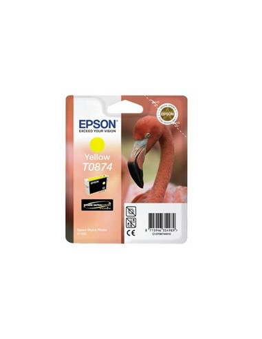 Cartucho tinta epson t087440 amarillo flamenco stylus r - 1900