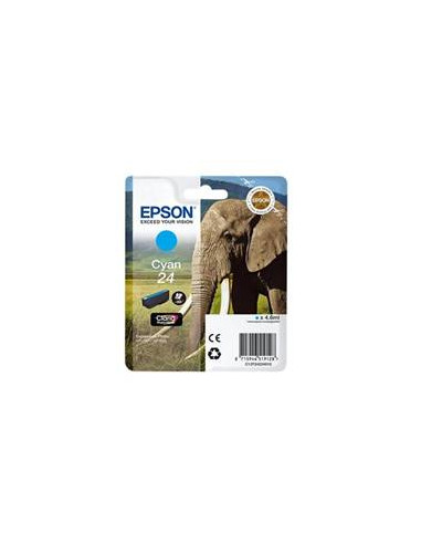 Cartucho tinta epson t242240 cian  xp - 750 c13t24224010 -  elefante