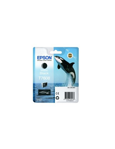 Cartucho tinta epson t760840 negro mate p600 - sc - p600 -  orca