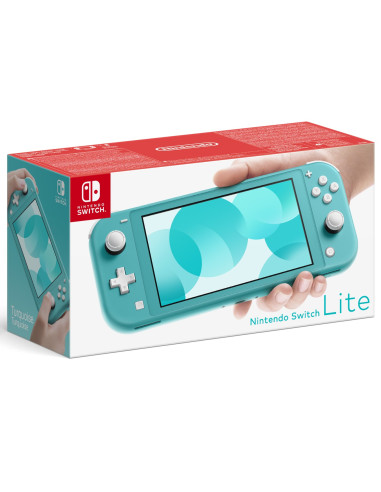 Consola nintendo switch lite azul turquesa