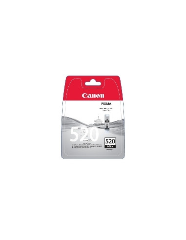 Cartucho tinta canon negro pgi 520 pack 2und pixma 3600 - 4600 mp540 - 620 - 630 - 980 mx860 -  870 -   blister