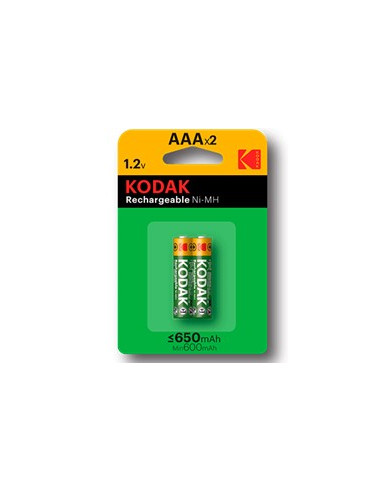 Blister pilas kodak recargables ni - mh aaa lr3 650mah -  blister 2 pilas