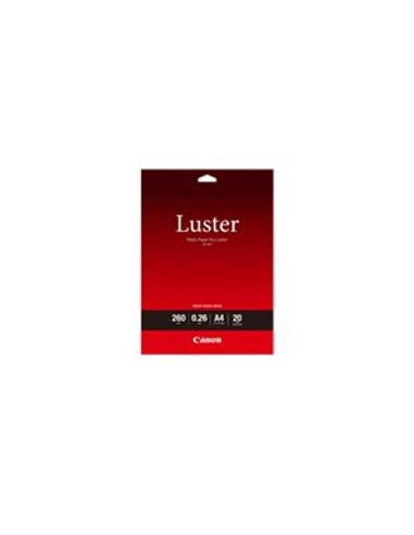 Papel fotografico canon pro luster lu - 101 a4 210 x 297mm