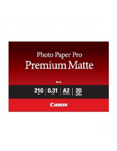 Papel fotografico canon 8657b017 pro premium pm - 101 tinta impresion -  a2 -  420x594mm -  20 hojas