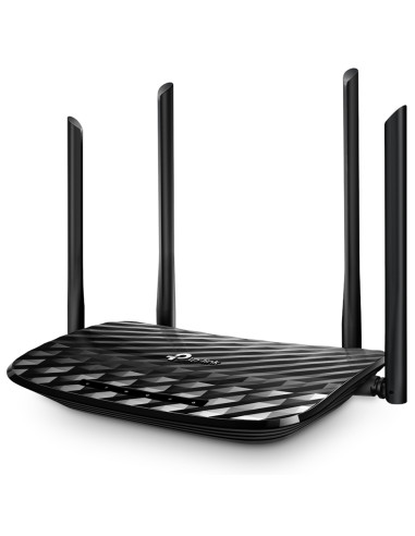 Router wifi archer c6 ac1200 dual band 300mb en 2 -4ghz y 867mb 5ghz 5p giga 4 antenas fijas tp link