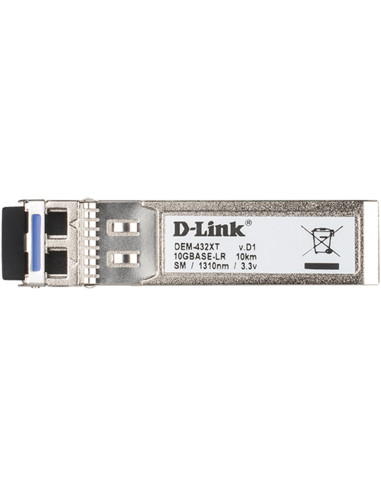 Adaptador sfp+ d - link dem - 432xt 10gbase - lr 10km fibra optica