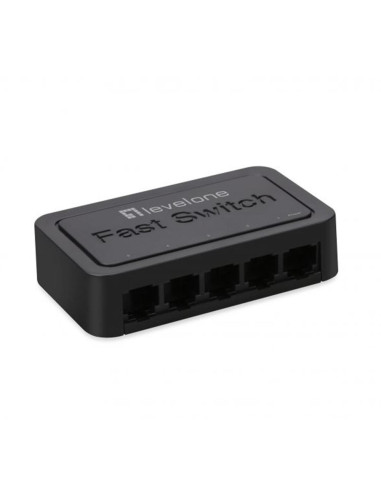 Switch sobremesa level one 5 puertos fast ethernet 10 - 100