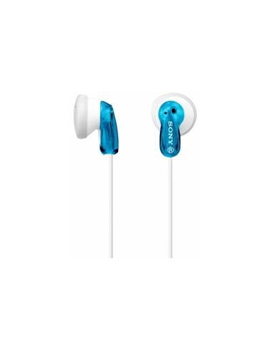 Auriculares sony mdre9lpl boton azul