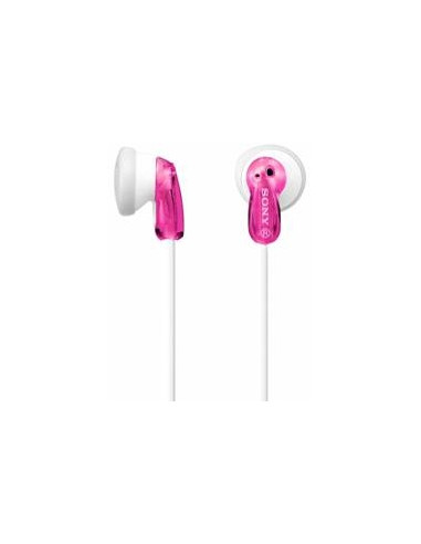 Auriculares sony mdre9lpp boton rosa