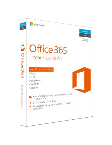 Microsoft office 365 family esd 6 usuarios 1año (descarga directa)