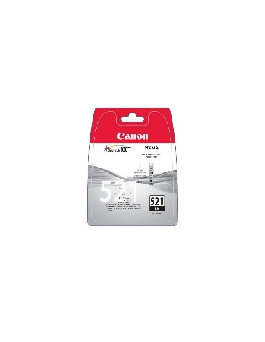 Cartucho tinta canon cli 521bk negro 9ml pixma 3600 -  4600 -  4700 -  mp540 -  550 -  560 -  620 -  630 -  640 -  980 -  mx860