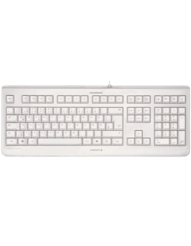 Teclado cherry kc 1068 usb blanco