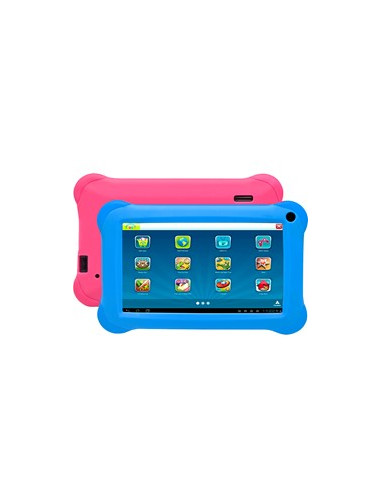 Tablet denver 7pulgadas taq - 70353 - 16gb rom - 1gb ram - wifi - 2400mah para niños + fundas azul y rosa