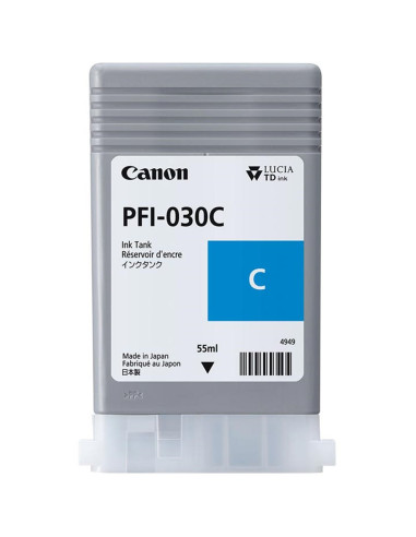 Cartucho canon pfi - 030 cian ta - 20ta - 20 mfp l24eita - 30ta - 30 mfp l36ei