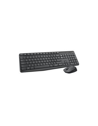 Teclado + mouse logitech mk235 wireless inalambrico portugues