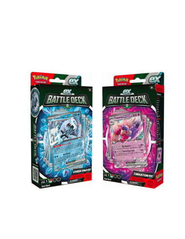 Juego de cartas pokemon tcg ex battle deck chien pao - tinkaton español