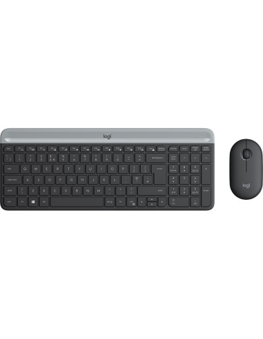 Teclado + mouse logitech mk470 wireless inalambrico