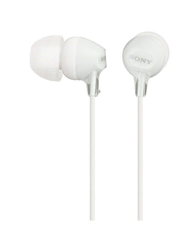 Auriculares sony mdrex15lplw boton blanco