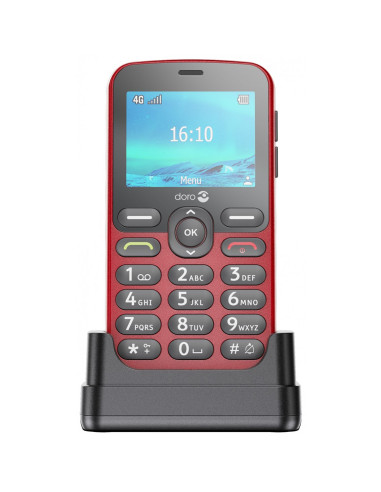 Telefono movil doro 1880 red - 2.4pulgadas - 4g - color rojo