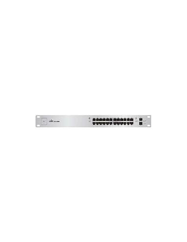 Switch 24 puertos ubiquiti 10 - 100 - 1000 us - 24 - 250w poe unifi gigabit