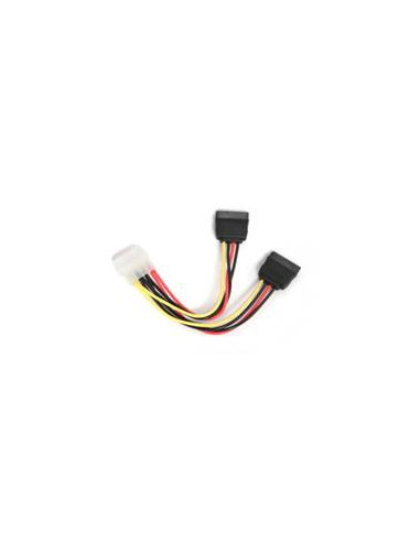 Cable de alimentacion corriente cc - sata - psy molex a 2 sata i -  0.15m